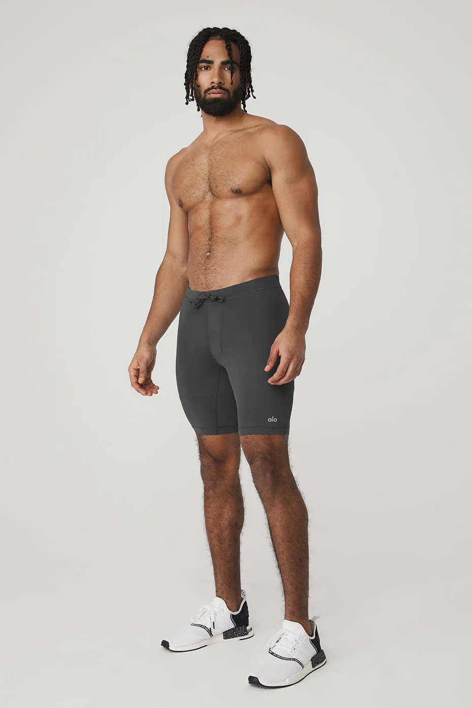 9” Warrior Compression Short - Graphite