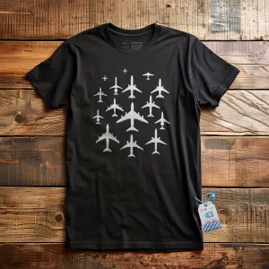 Airplane Silhouettes - T-Shirt