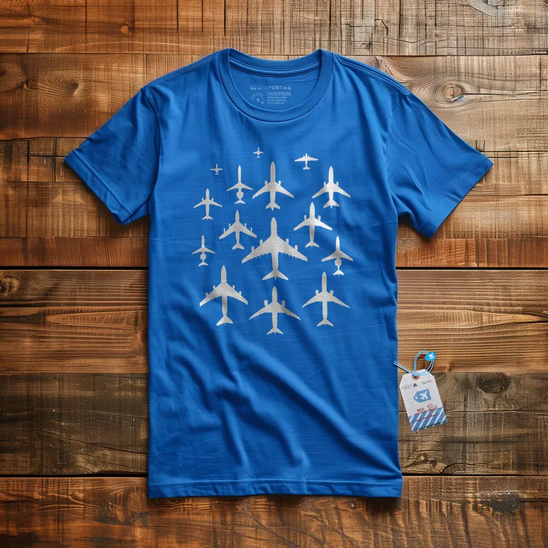 Airplane Silhouettes - T-Shirt