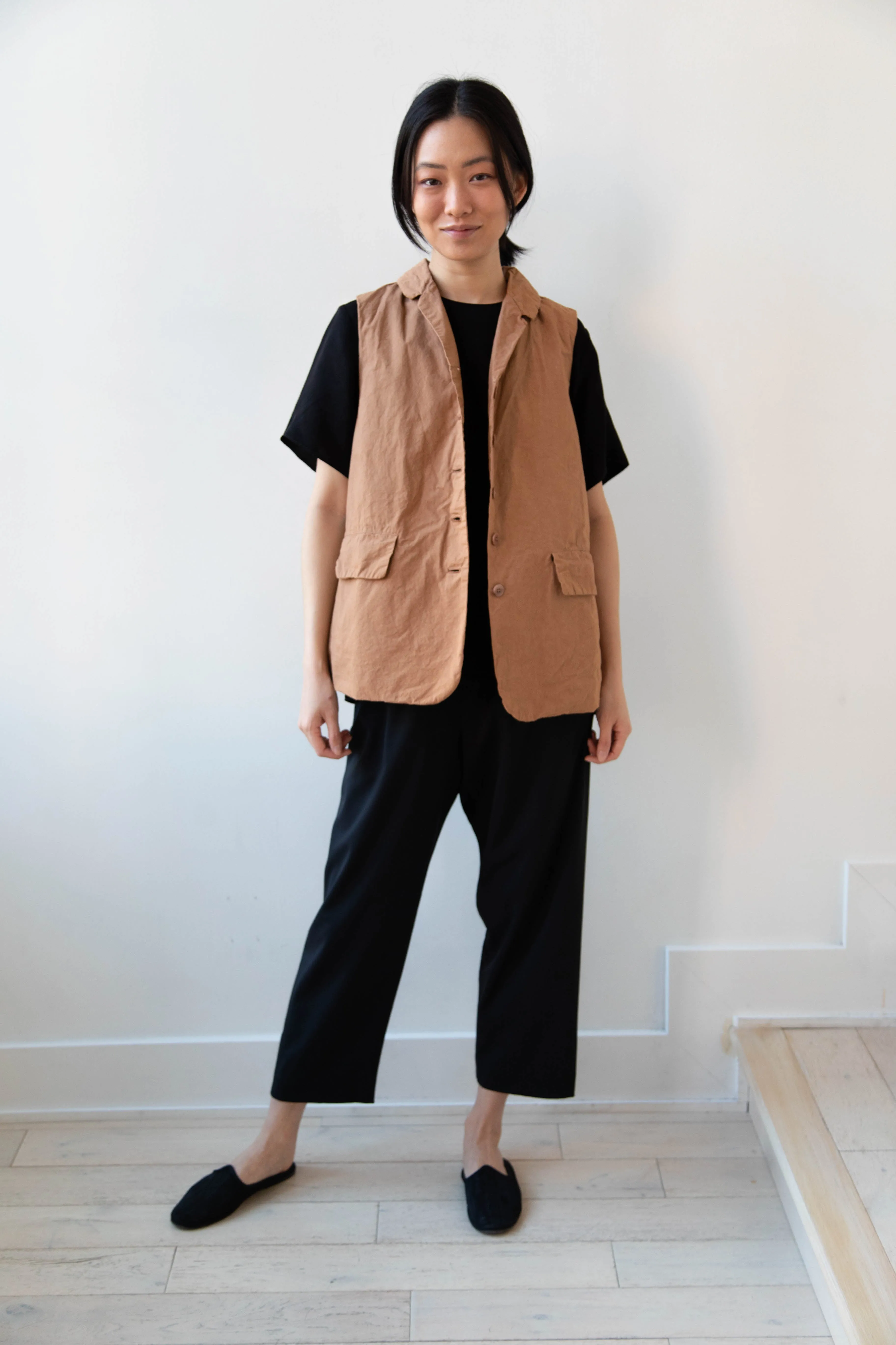 Album di Famiglia | Sleeveless Blazer CC in Pottery