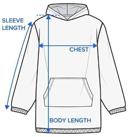 Anchor Love Wearable Blanket Hoodie