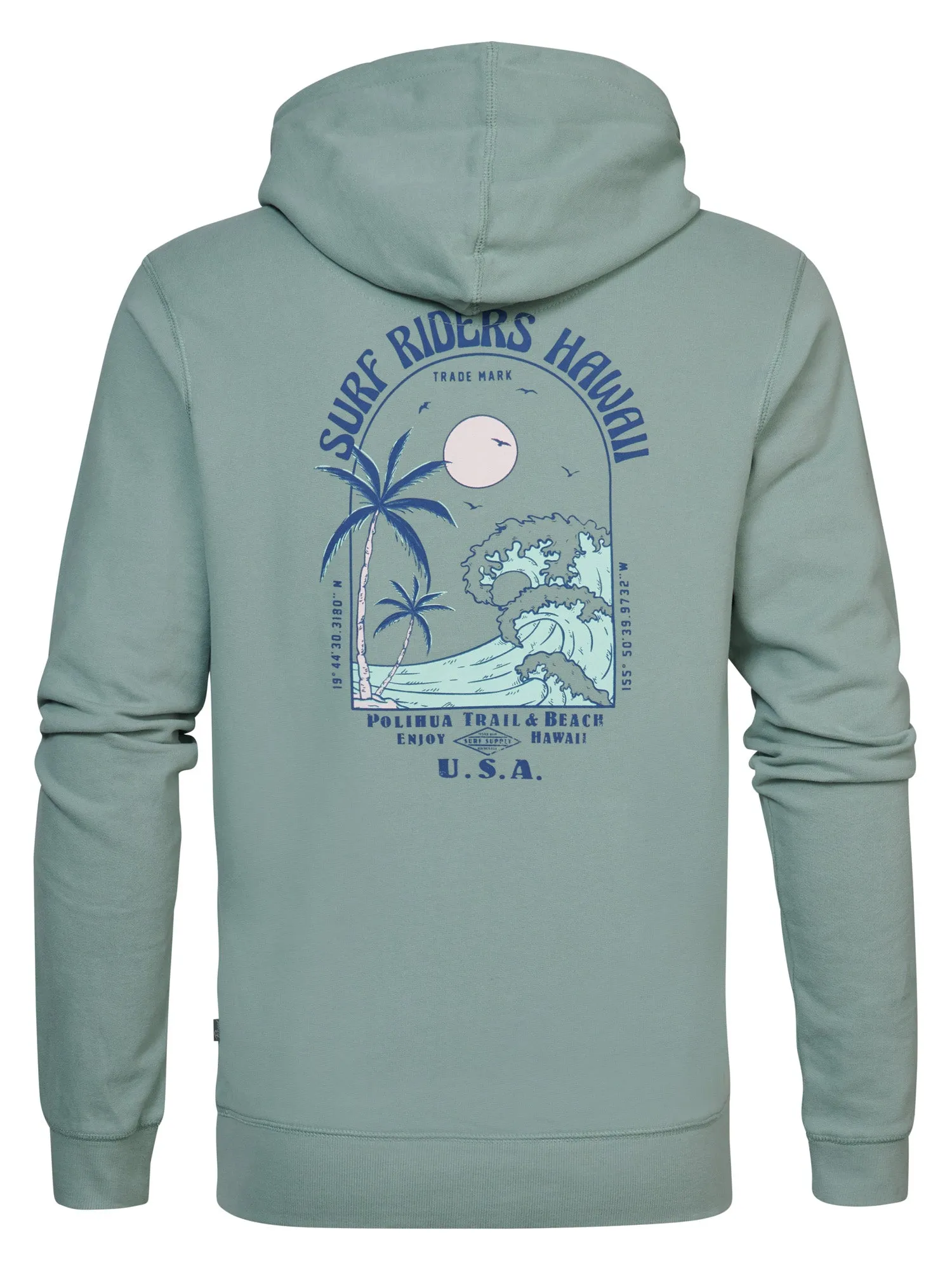 Back Print Hoodie Breeze