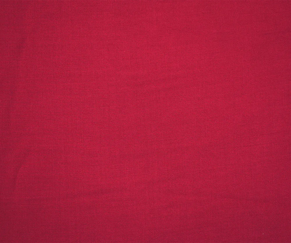 Basic Red Solid Challis Woven Fabric