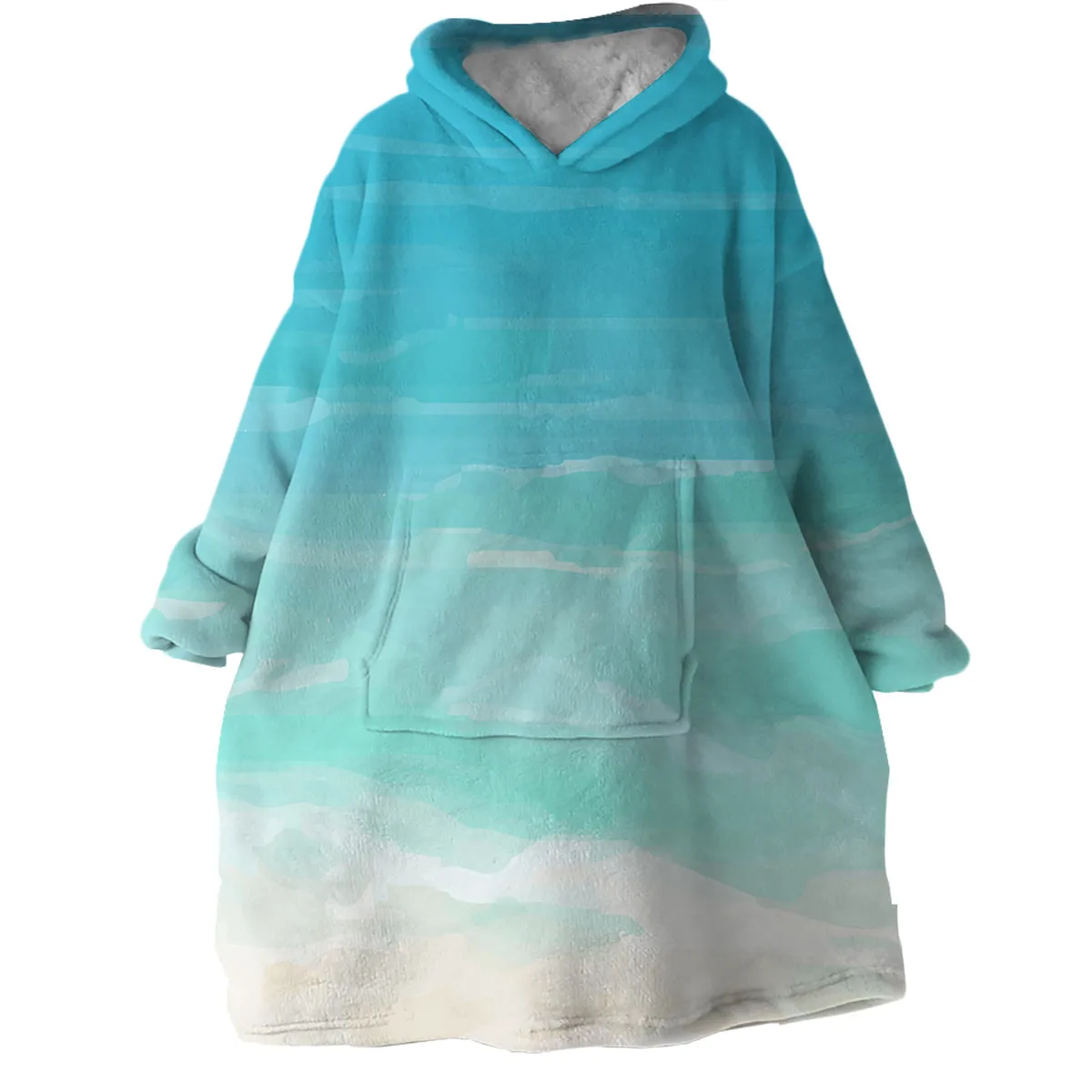 Beach Colors Wearable Blanket Hoodie