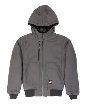 Berne Mens Titanium 100% Cotton Hooded Jacket