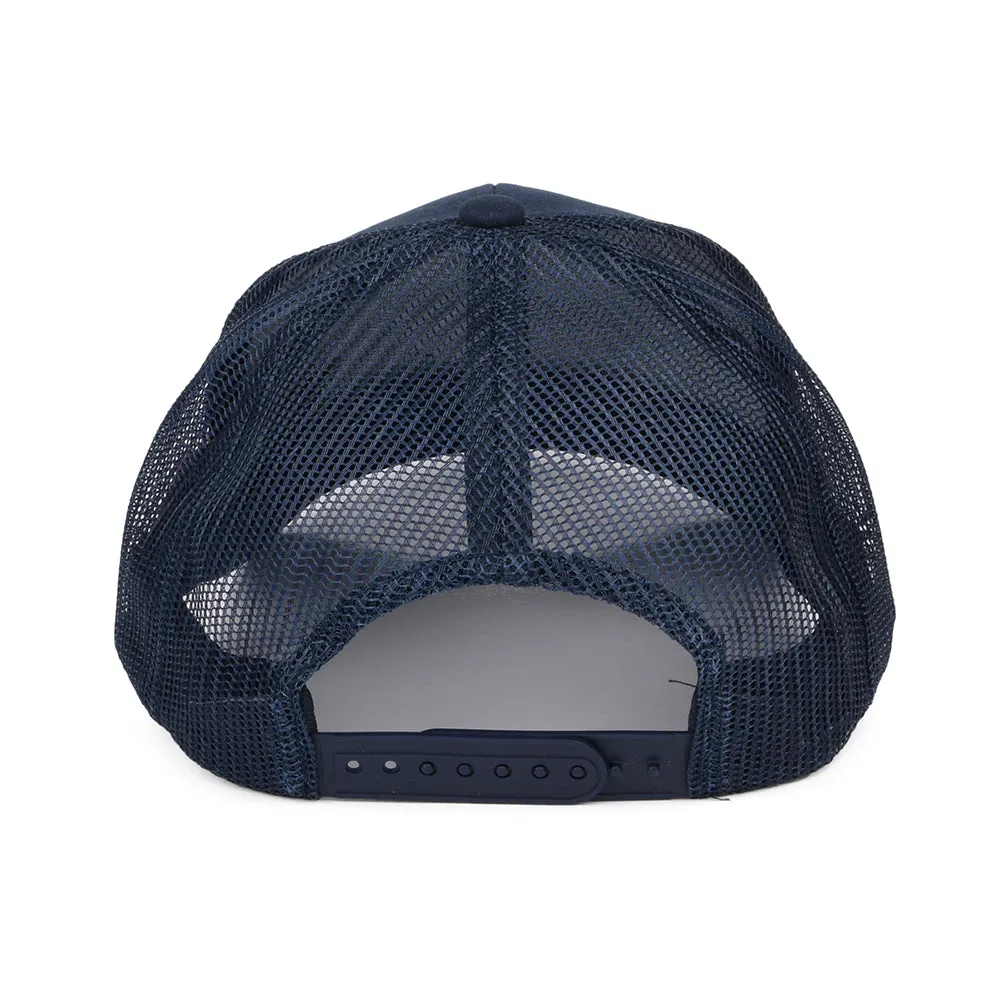 Brixton Hats Rival Stamp NetPlus MP Trucker Cap - Washed Navy