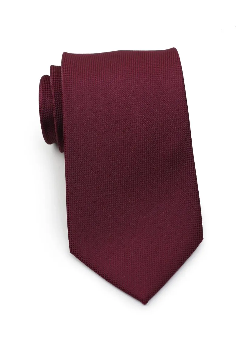 Burgundy MicroTexture Necktie