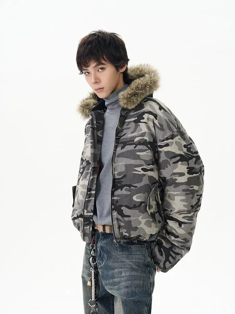 Camouflage Hooded Jacket