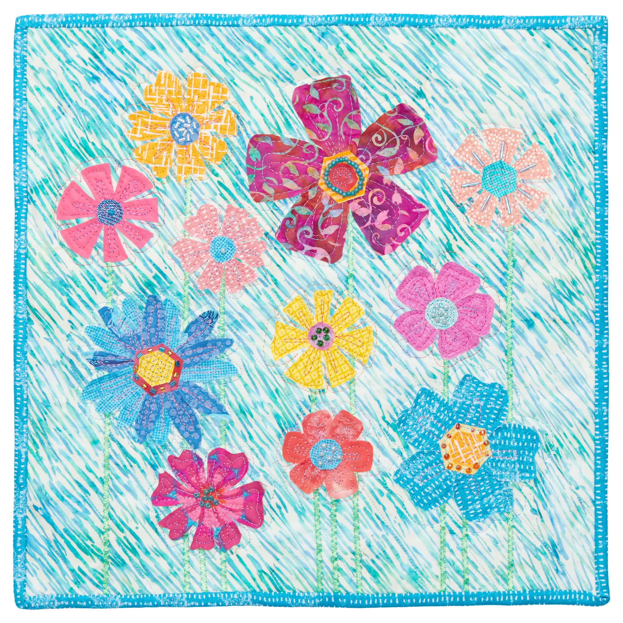 Coats & Clark Quilting Summer Flower Wall Hanging