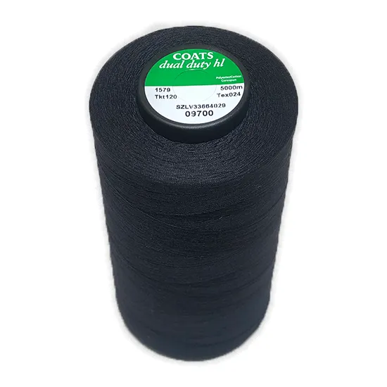 Coats Dual Duty (Poly-Cotton) General Use Thread - 5000m Cones