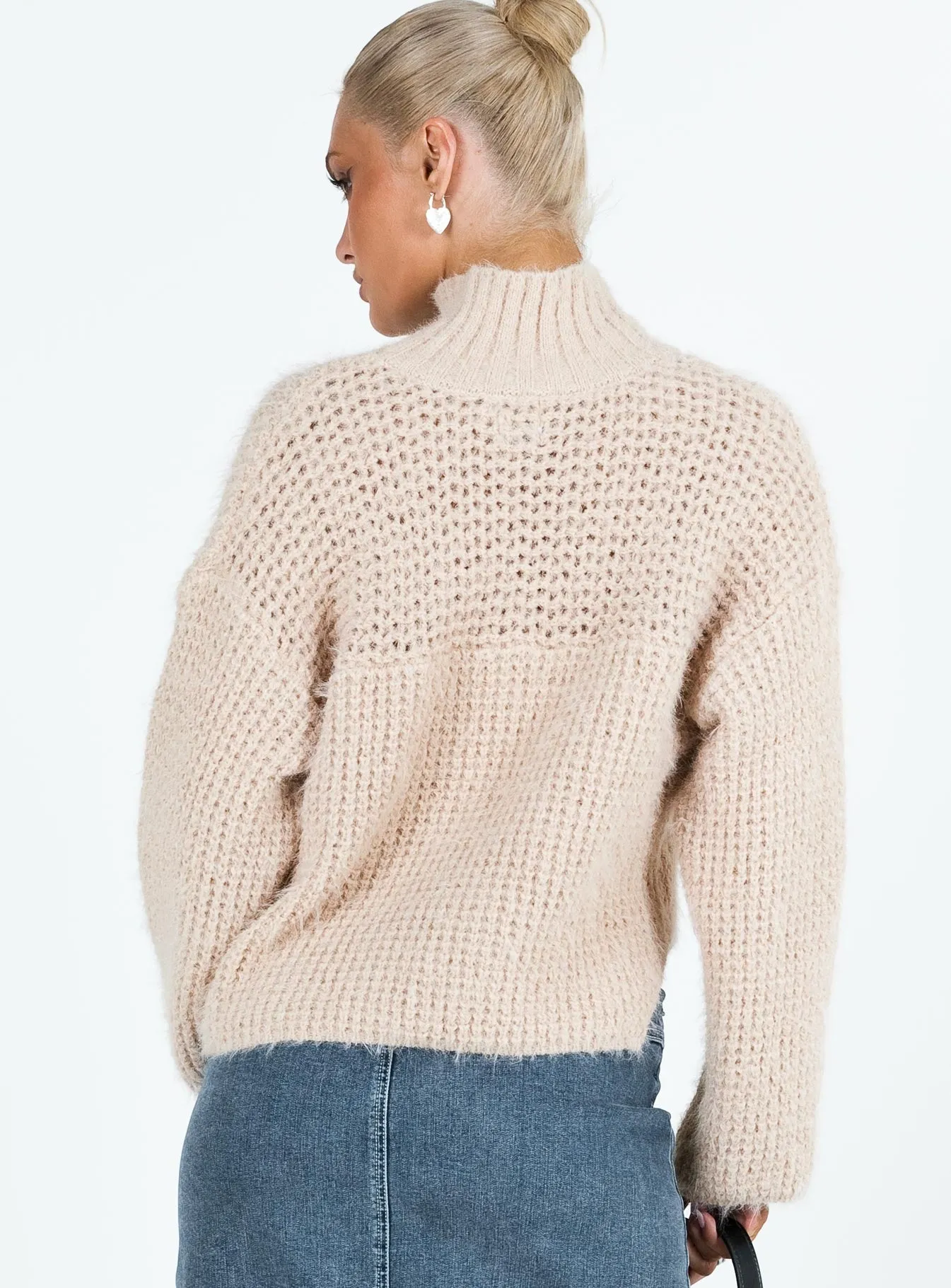 Cosy Knit Sweater Beige