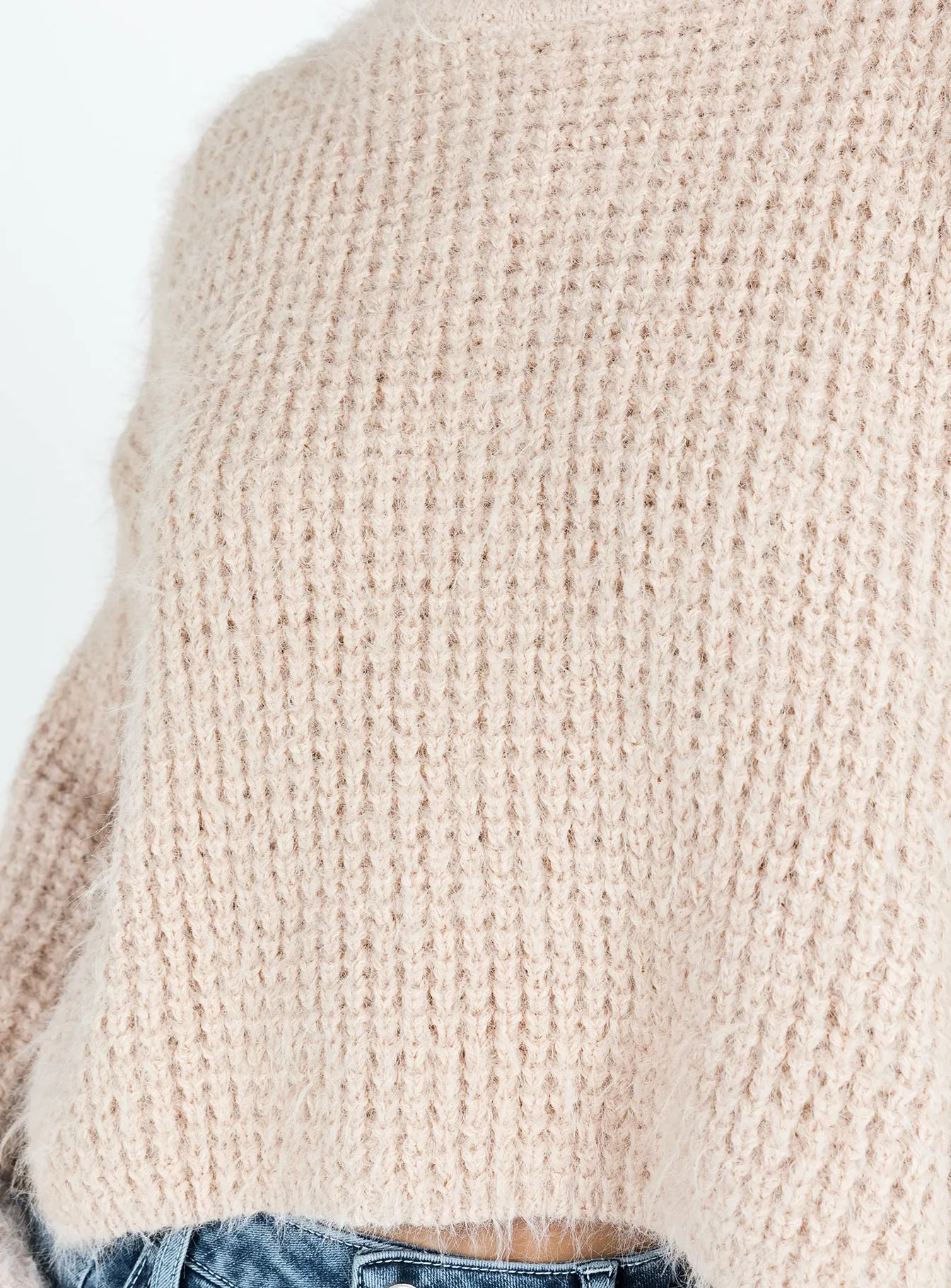 Cosy Knit Sweater Beige