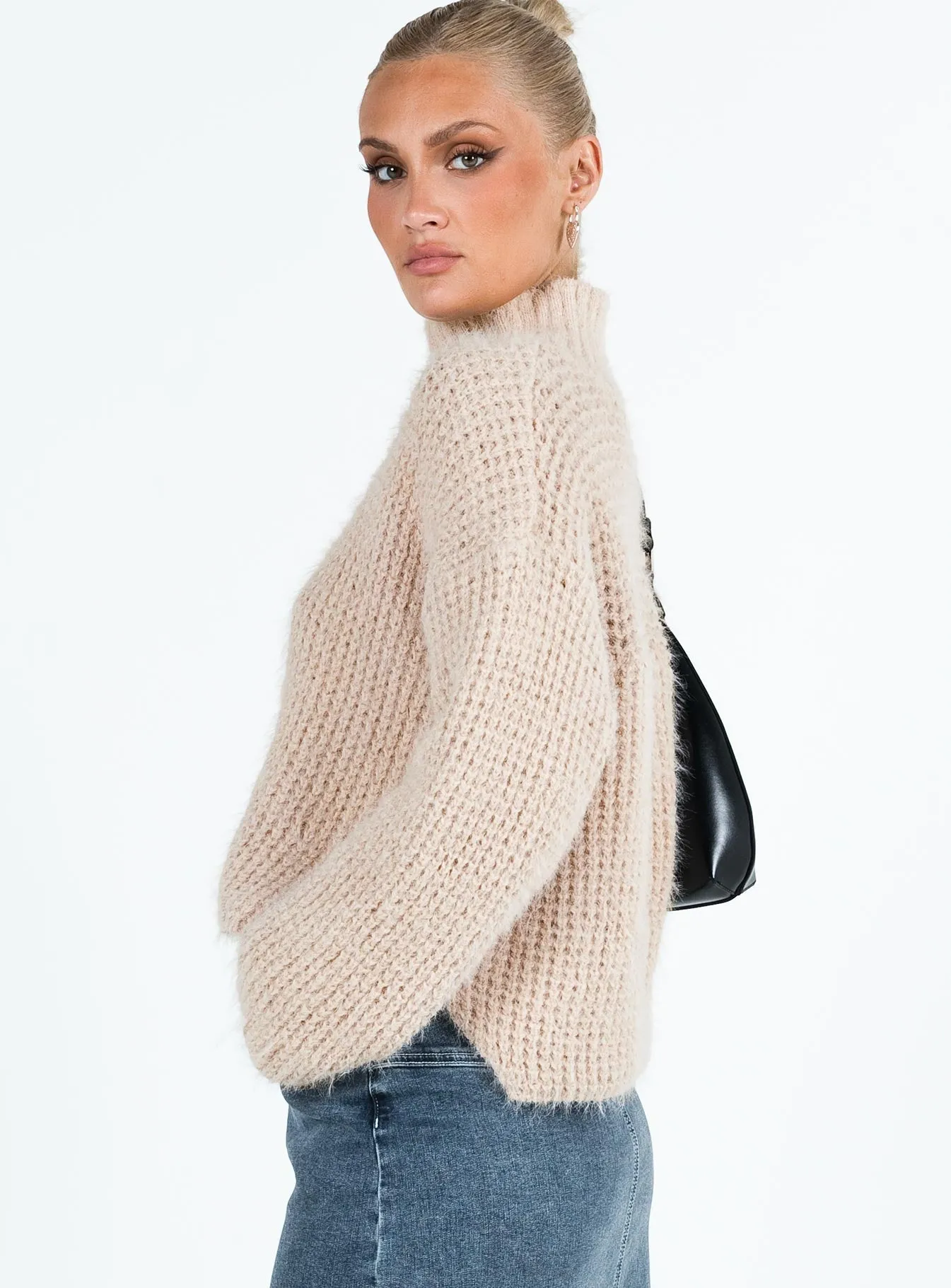 Cosy Knit Sweater Beige