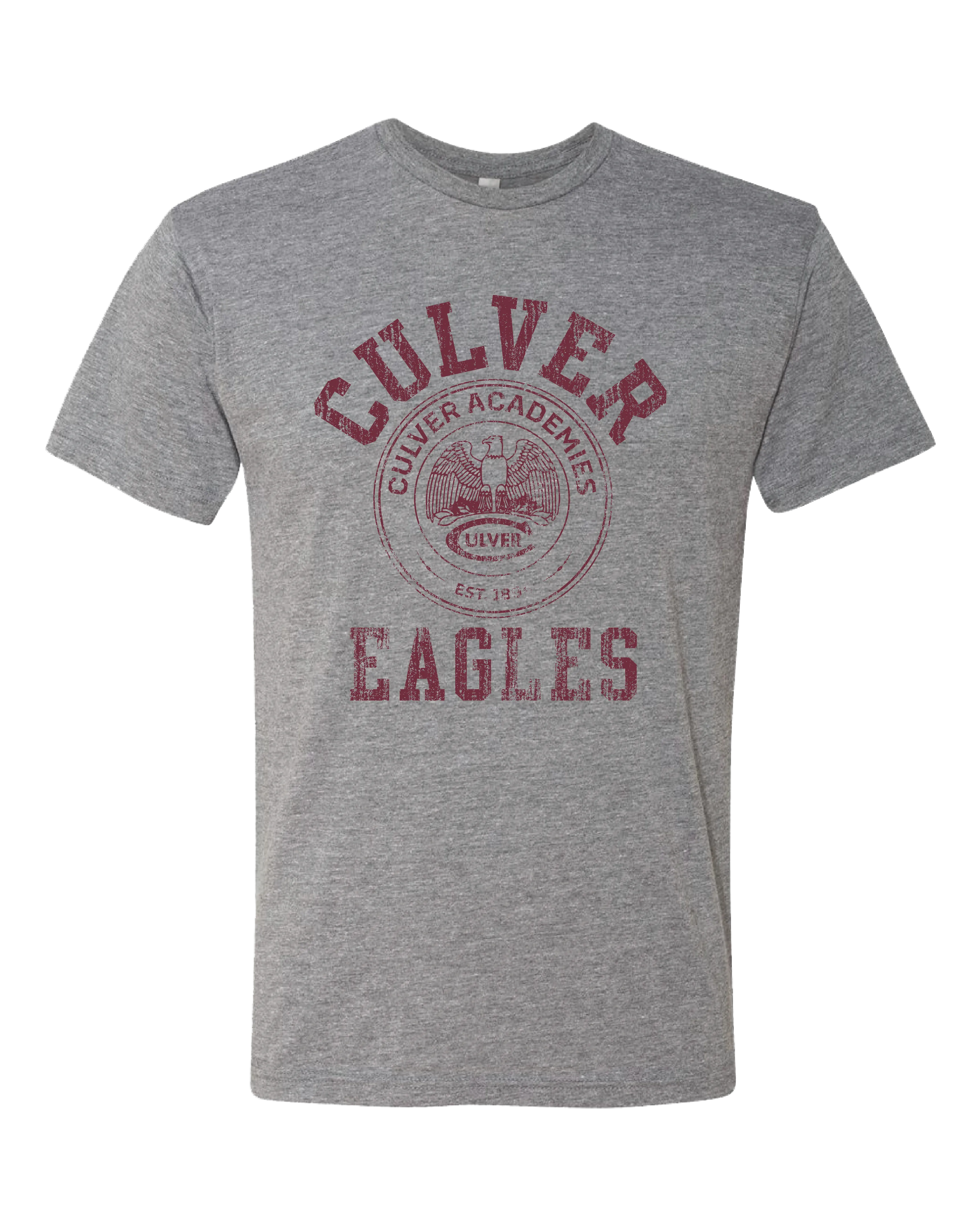 Culver Seal Softstyle Premium Tri-Blend Tee - Heather Grey