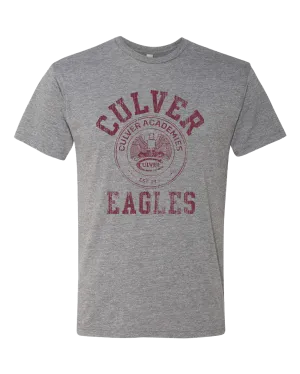 Culver Seal Softstyle Premium Tri-Blend Tee - Heather Grey