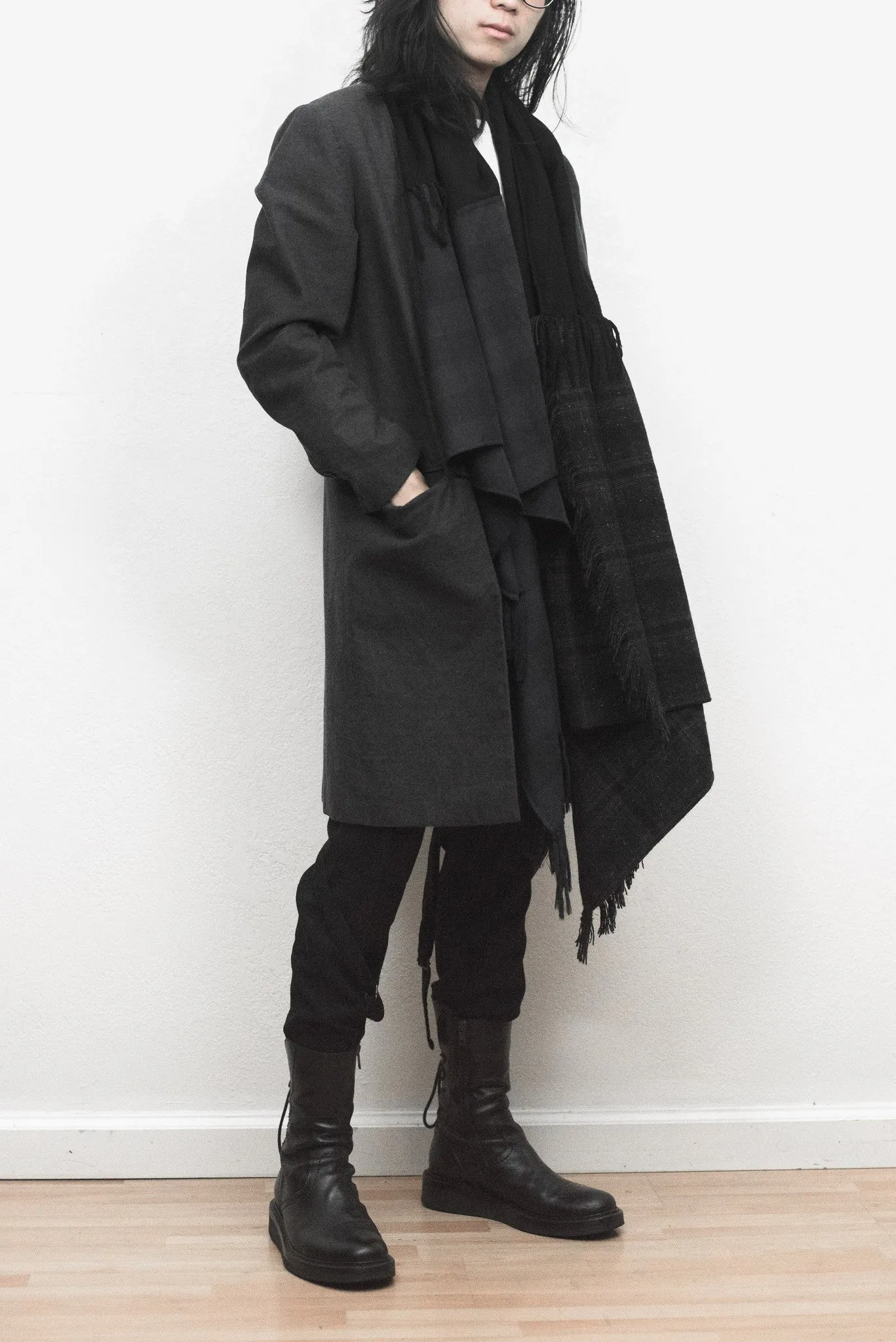 Ffixxed Studios Wool Scarf Coat