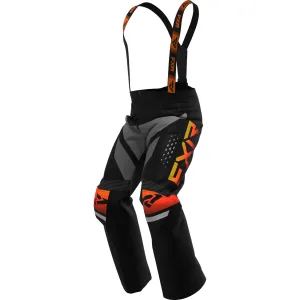 FXR  RRX Snowmobile Pants Wind Waterproof Black Charcoal Gold Inferno Snow Bibs