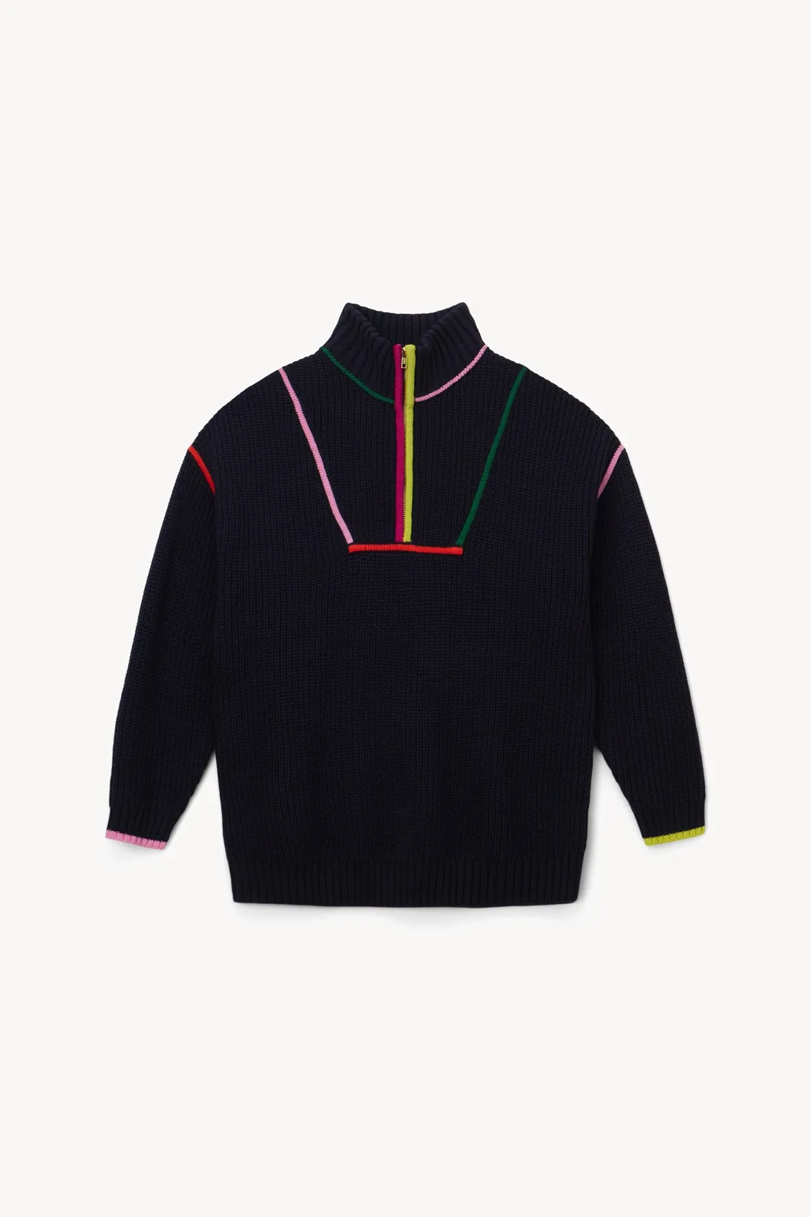 HAMPTON SWEATER | NAVY MULTI