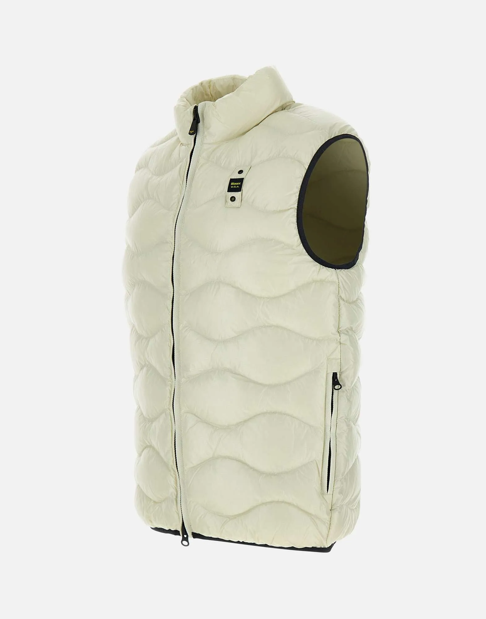 Milky White Water-Repellent Men's Vest