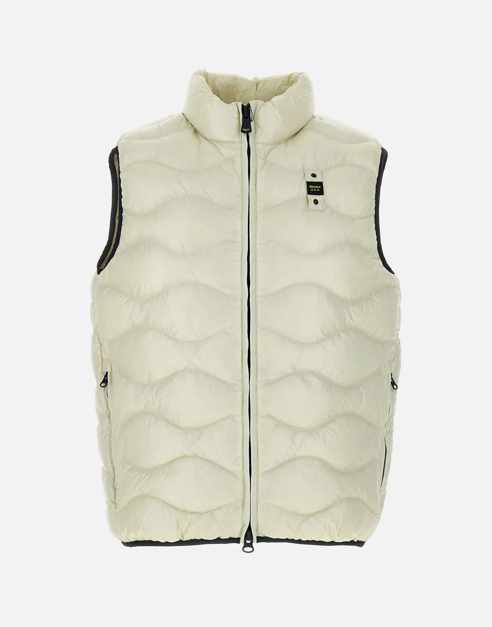 Milky White Water-Repellent Men's Vest