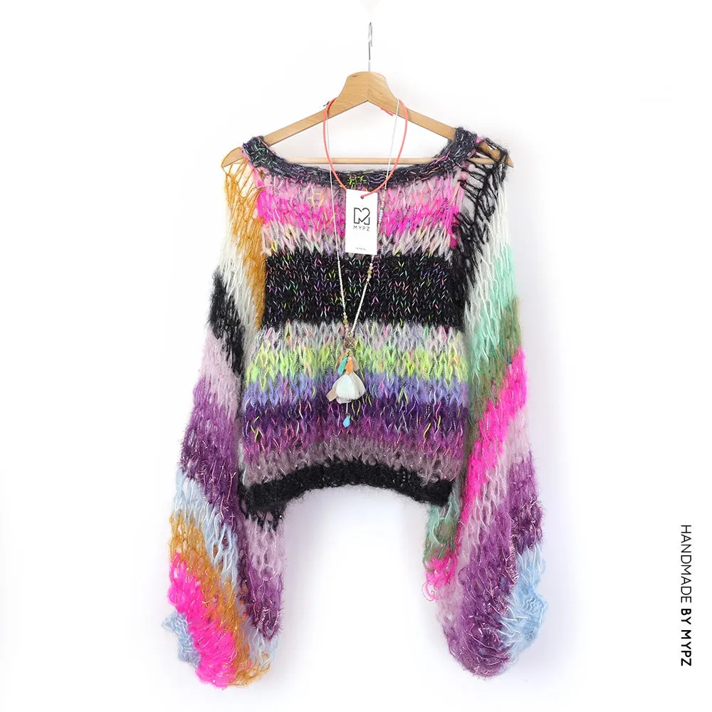 MYPZ Mohair Colorful Freedom Top