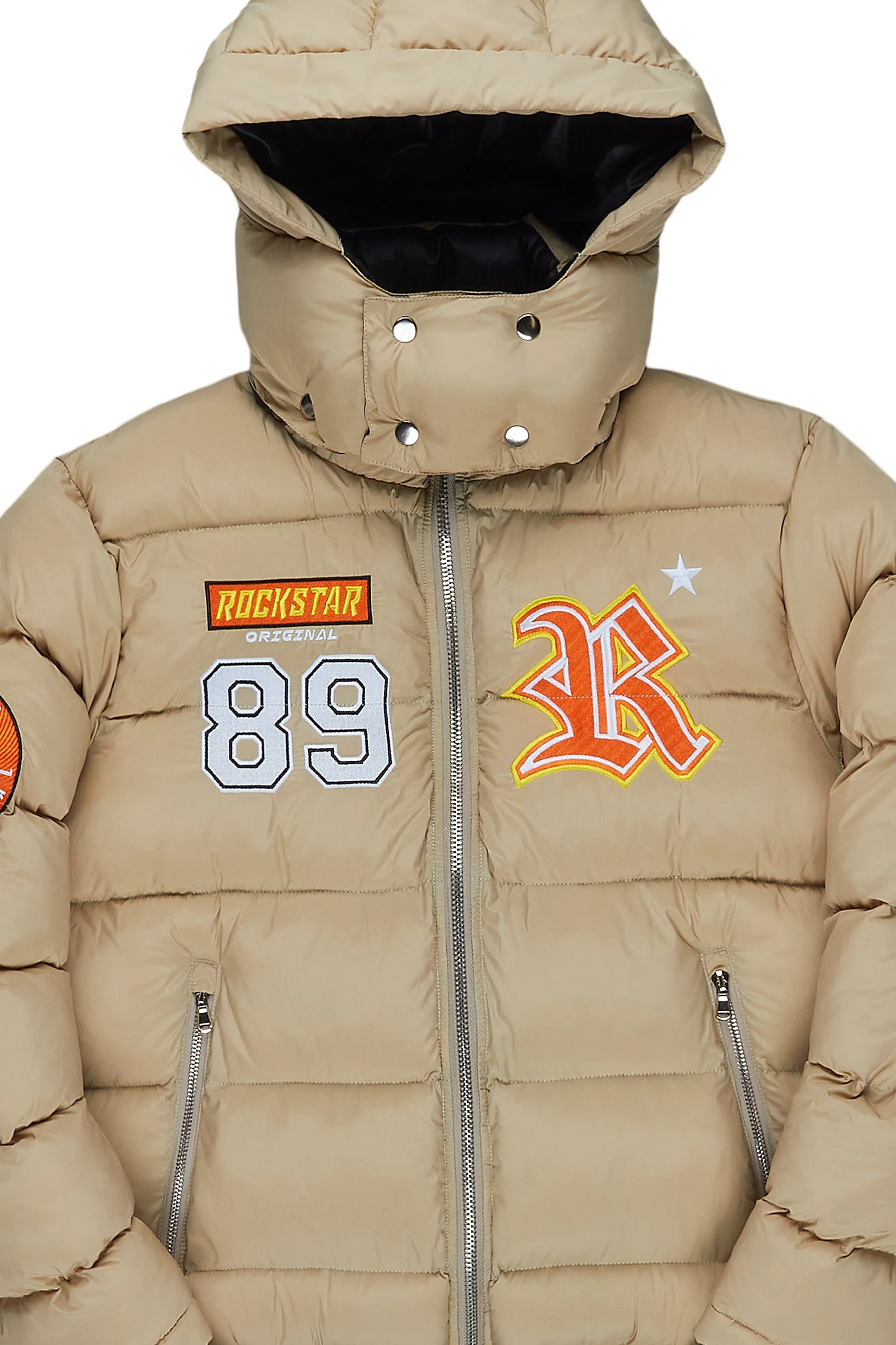 Nassau Beige Puffer Jacket