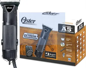 Oster A5 Golden Single Speed Equine Clipper Kit w/Case