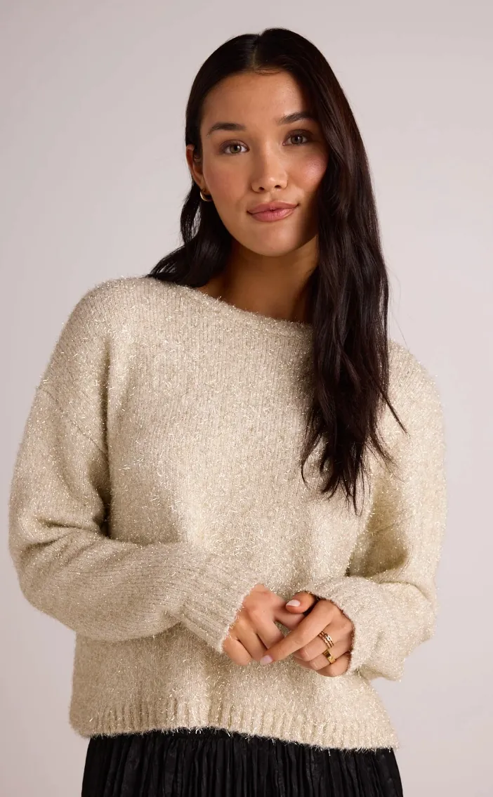 Slouchy Shimmer Sweater