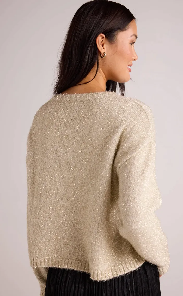 Slouchy Shimmer Sweater