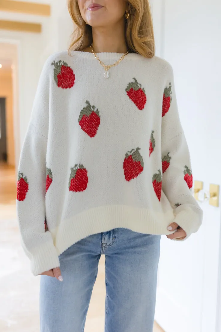 Strawberry Fields Sweater