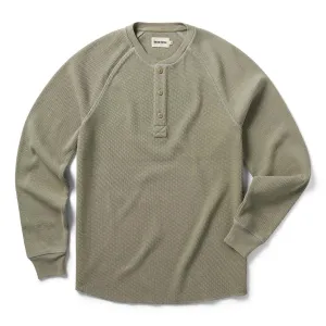 The Heavy Bag Waffle Henley | Army