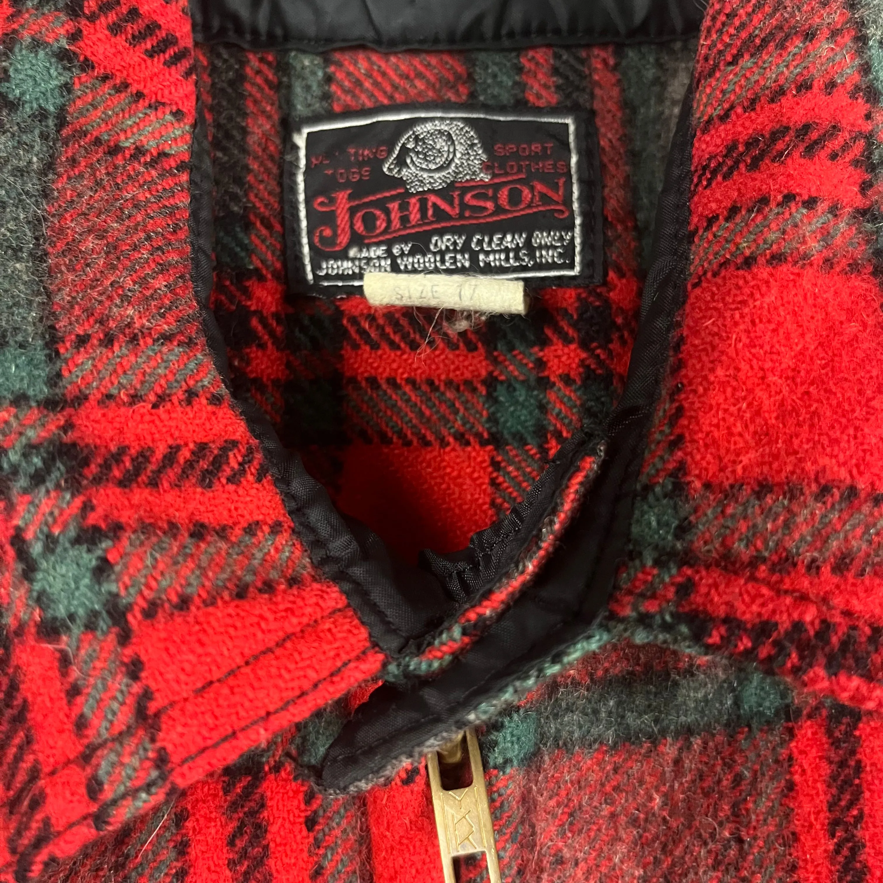 Vintage Johnson Woolen Mills "Lot 437" Heavy Jacket