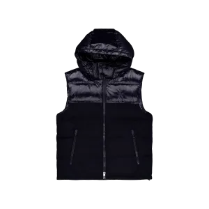 Water-Resistant Hybrid Down Vest Collection Nvy Glsy/Navy Wl