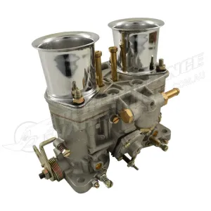 Weber Style Downdraft Carburettor with Chrome Ram Tubes 48 IDF  CAL-F48IDF