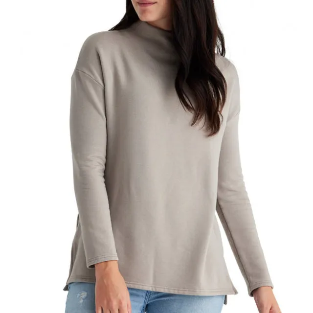 Women's Bamboo Thermal Fleece Mockneck