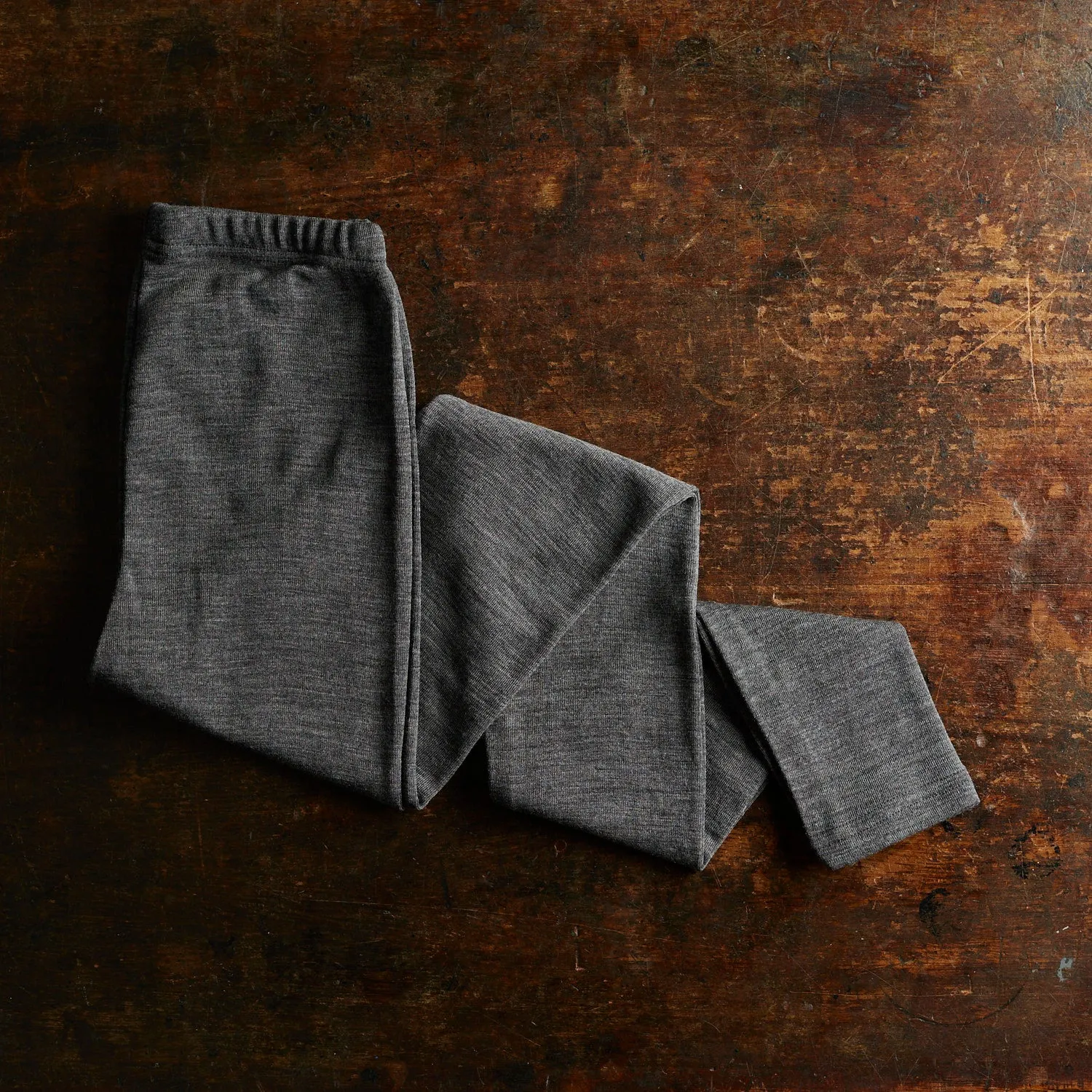 Womens Merino Wool Leggings - Slate